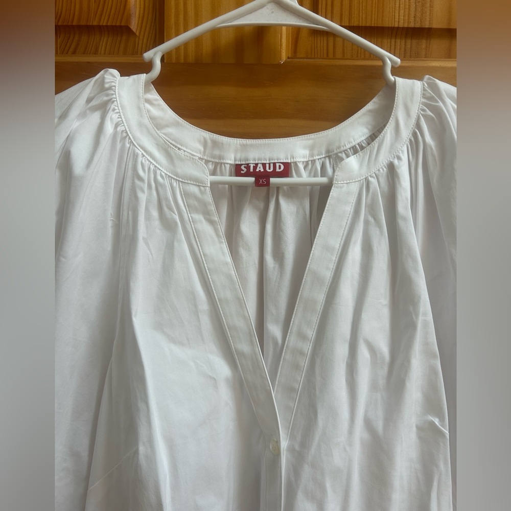 NWT STAUD WHITE blouse - Picture 2 of 8